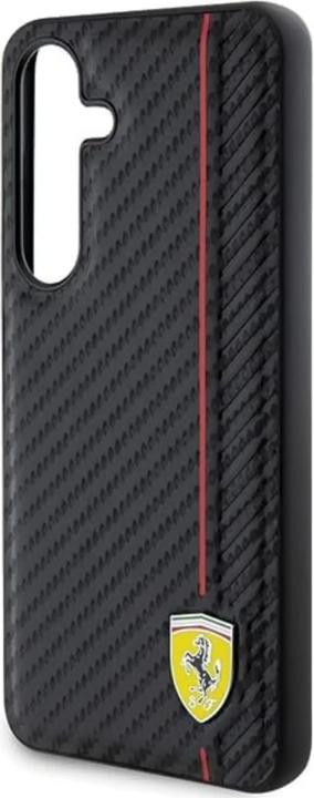 Productafbeelding Ferrari FEHCMN3DUR + S926 czarny/zwarte hardcase Carbon Gedrukte Lijn (Samsung Galaxy S24+)