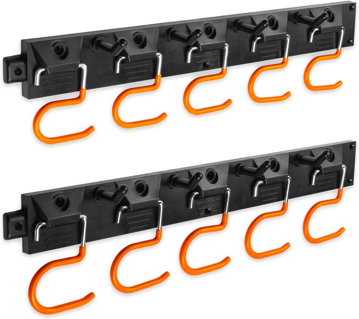 Von Steineich Gartengerätehalter-Set mit rutschfesten Haken