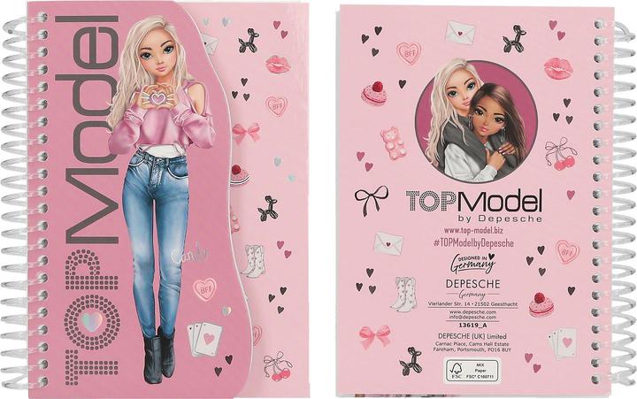 Produktbild Depesche TOPModel Notizbuch (11.5 x 14.5 cm, Liniert, Harter Einband)