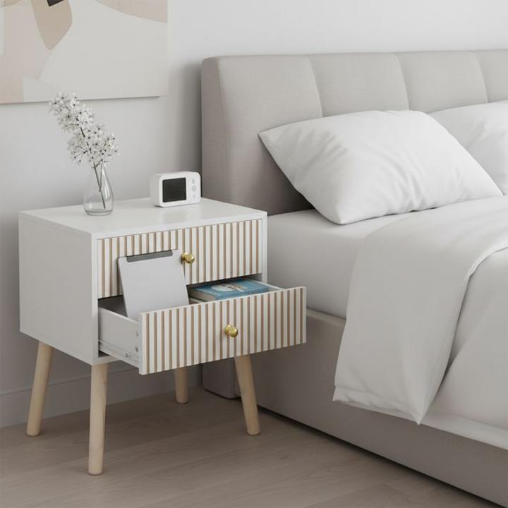 Actual product image Relaxdays nightstand (40 x 30 x 47 cm)