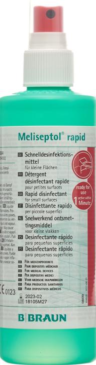 Actual product image Meliseptol Spray bottle (250 ml)