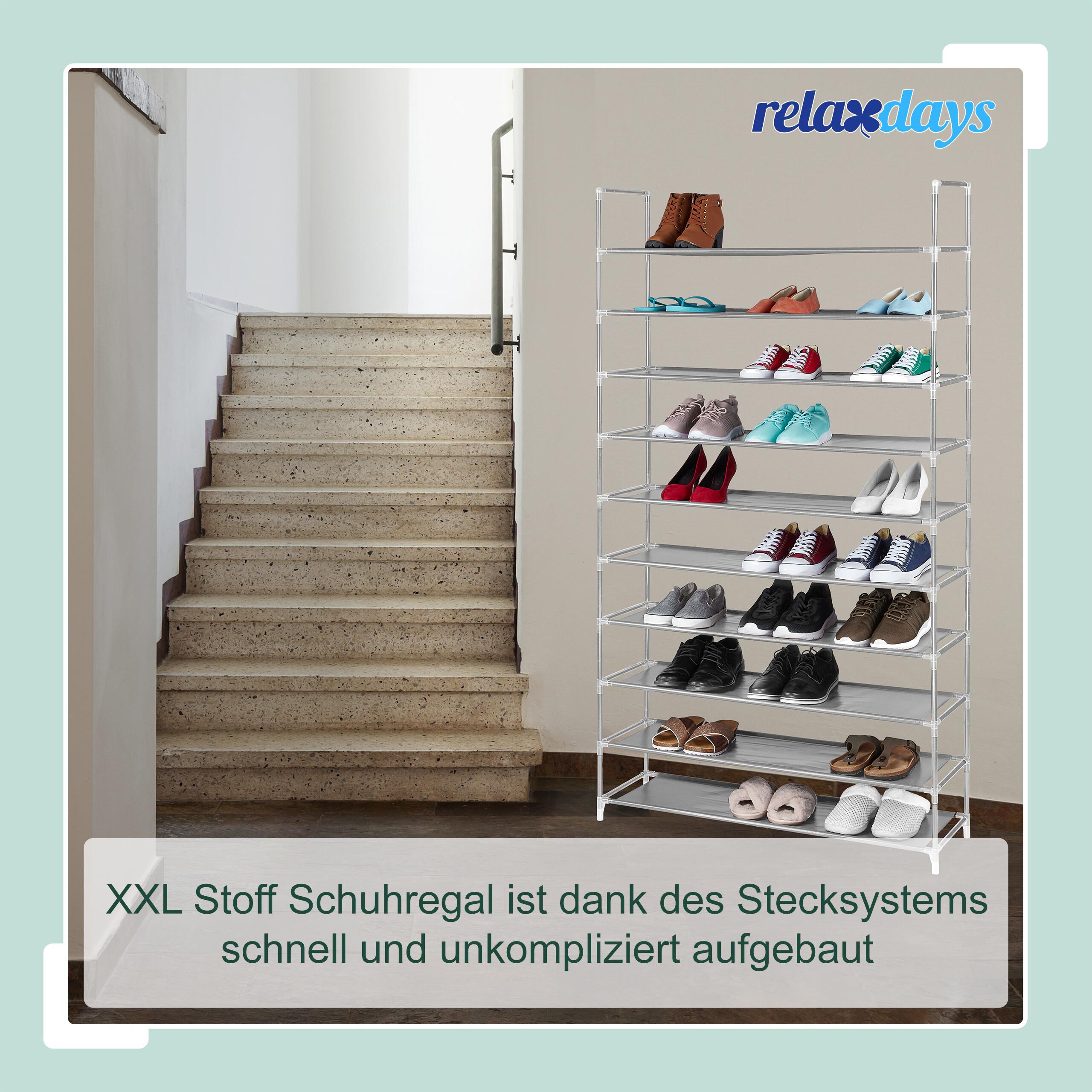 Thumbnail - Relaxdays, Schuhschrank, Baylee (100 x 29 x 175.5 cm)