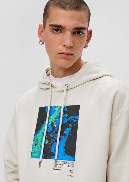 Produktbild s.Oliver Sweatshirt Sweatshirt mit Grafikprint (XXL)