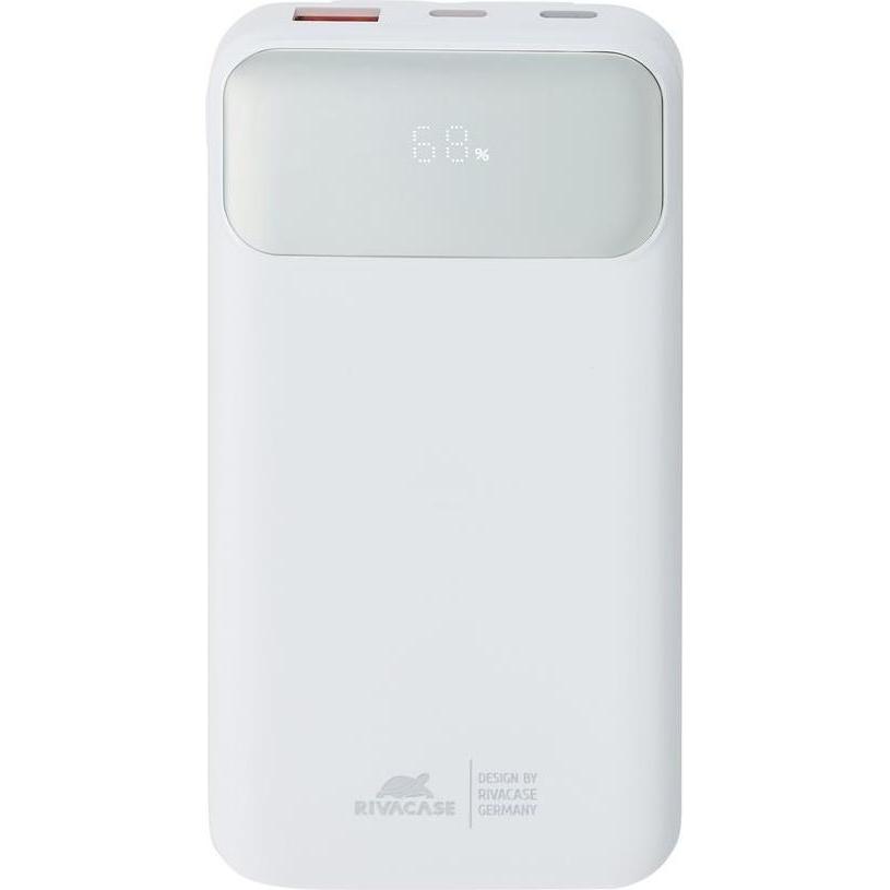 Rivacase VA2211WH (10000 mAh, 22.50 W, 37 Wh), Powerbank, Weiss