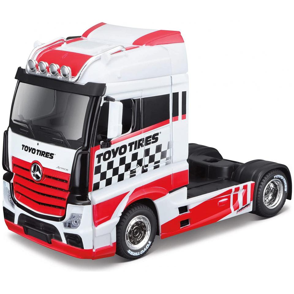 Bburago 18/32201 Mercedes Actros Gigaspace Official scale 1:43 metal Street Fire Series Toyo Tires E