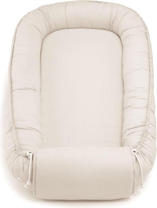 Copenhagen Vanilla - Babynest - Oyster Grey - 85x50x10 + 4 cm