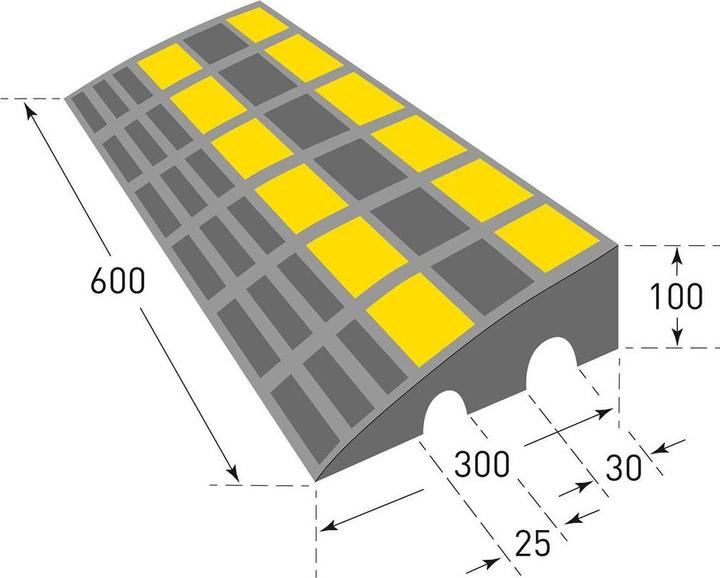 Immagine prodotto Moravia Rampa a cordolo 300 x 600 x 100 mm