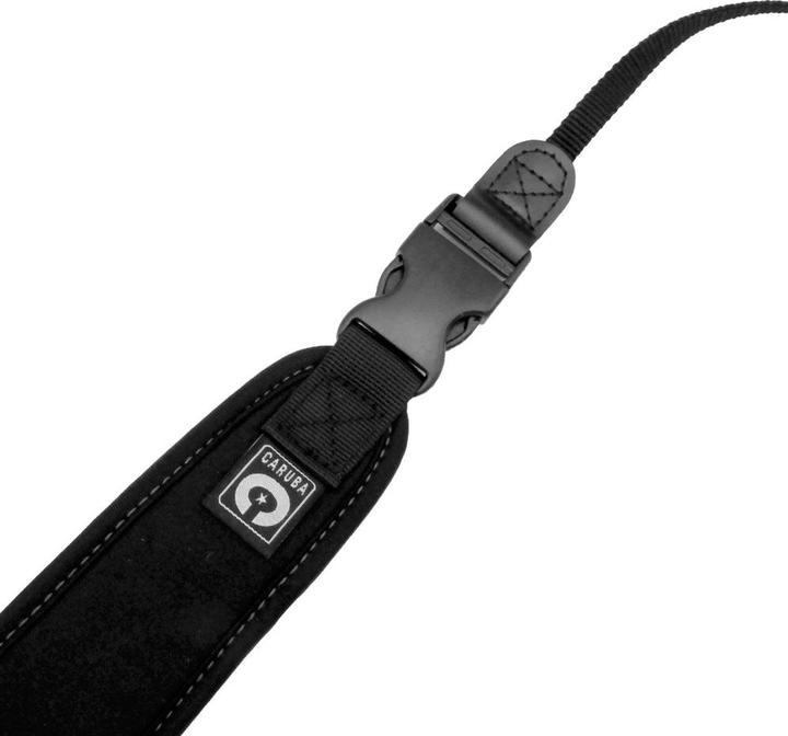 Actual product image Caruba Camera Neckstrap Comfort + Quick release (Black) (Shoulder strap)