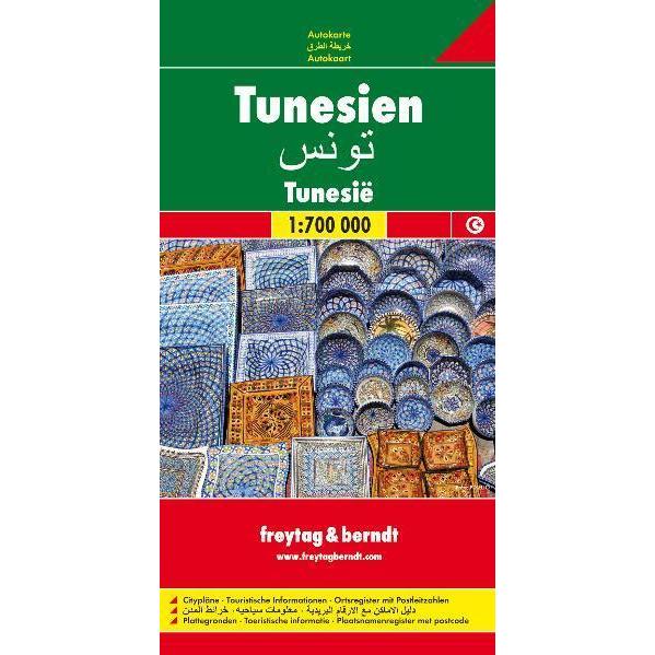 Tunisia - FB.470, Landkarte