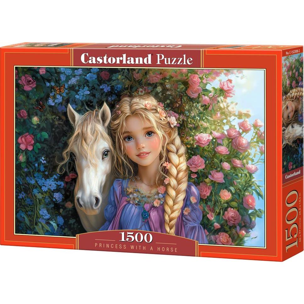 Castorland Puzzle 1500 pieces Princess With A Horse (1500 pezzi)