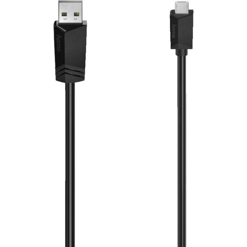 Hama Micro-USB-Kabel, USB 2.0, 480 Mbit/s, 1,50 m (1.50 m, USB 2.0), USB Kabel