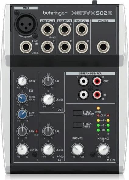 Behringer Xenyx 502S (Studio- and Livemixer)