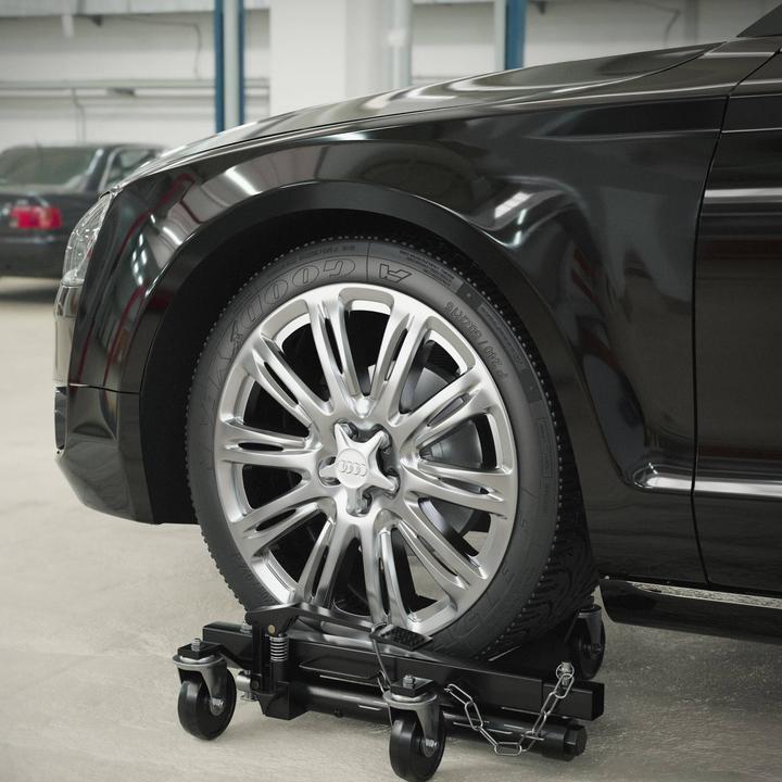 Produktbild MSW Rangierhilfe Hydraulisch Wagenheber Autoheber 2 X Max 680 Kg Reifenbreite 30 cm