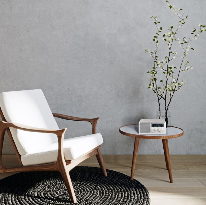 Produktbild Sangean WR-11BT+ LE pÃƒÂ¶ytÃƒÂ¤radio, valkoinen (AM, FM, Bluetooth)