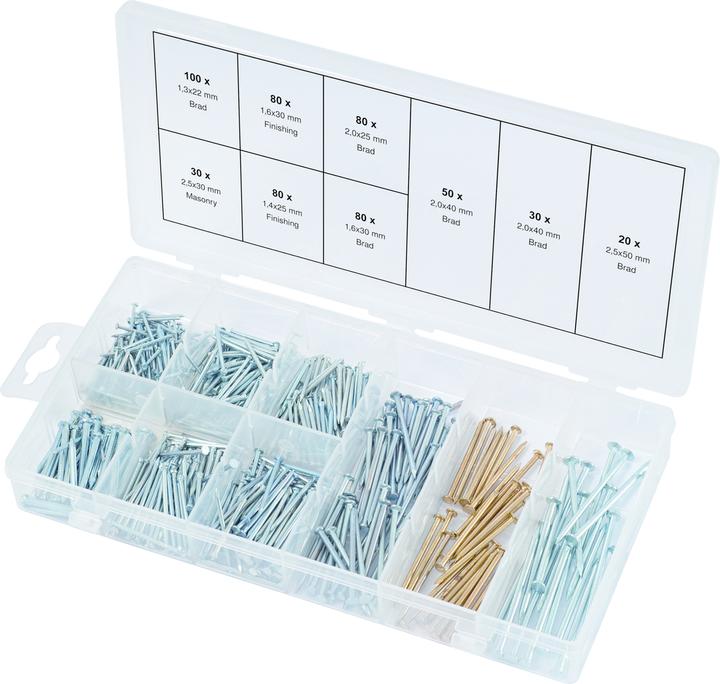 Produktbild KS Tools Sortiment Nägel,550-tlg.