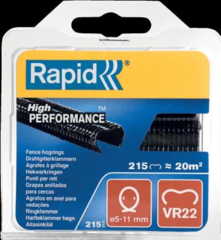 Produktbild Rapid VR22 Ringklammern schwarz 215 Stück