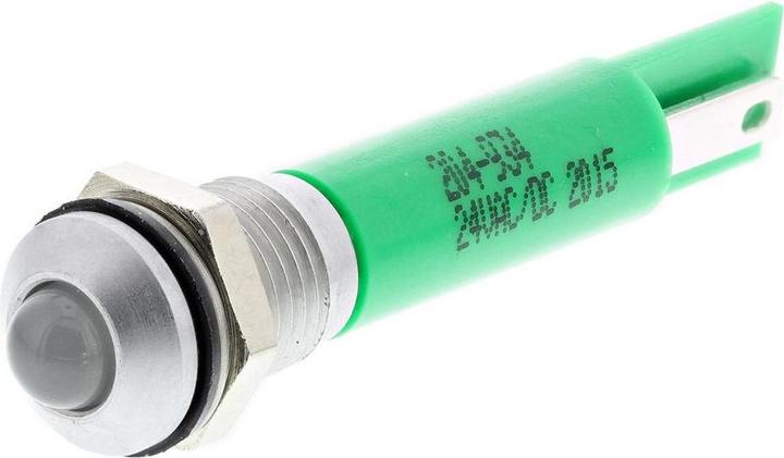 Produktbild RS PRO LED vorst 8mm satin 24VAC/DC HC grün