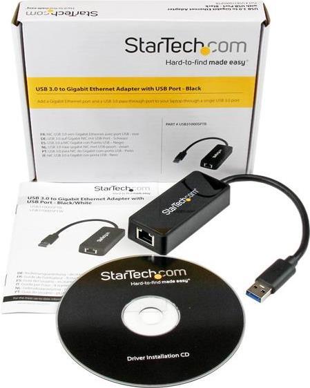 Produktbild StarTech USB zu Ethernet Adapter (USB 3.0, RJ45 (1x))