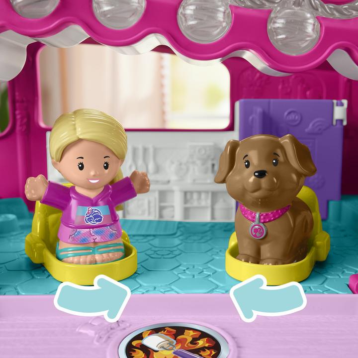 Actual product image Fisher-Price Little People Barbie Little Dreamcamper playset with lights and sounds, 2 figures (85)