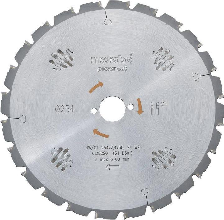 Produktbild Metabo HM-Kreissägeblatt Ø 254 x 30 m