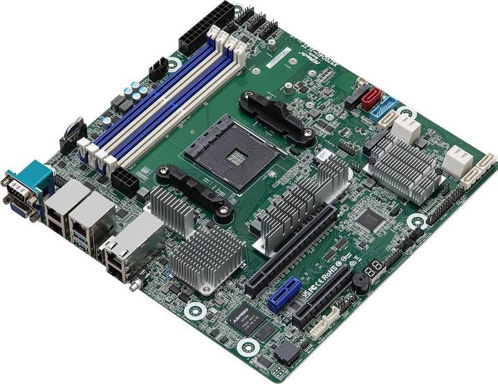 Actual product image AsRock X570D4U-2L2T/BCM (AM4, AMD X570, mATX)