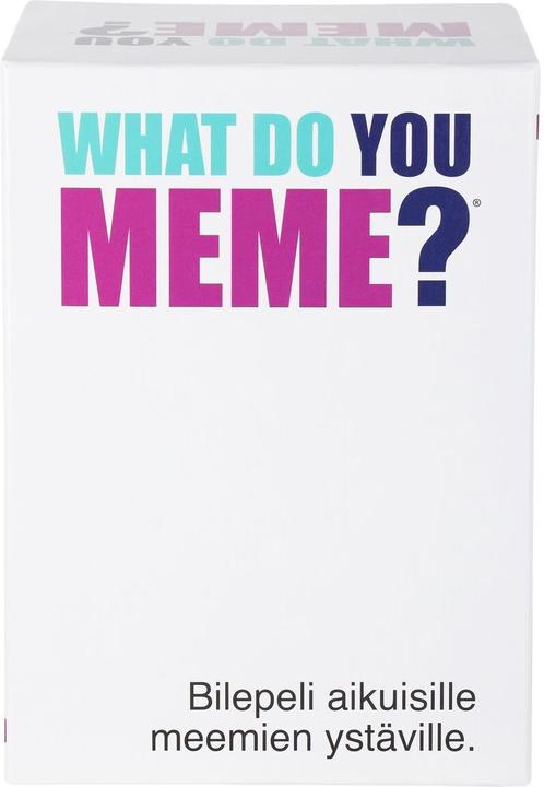Actual product image Martinex Peliko 40861956 board/card game What Do You Meme? 90 min Party (Finnish)