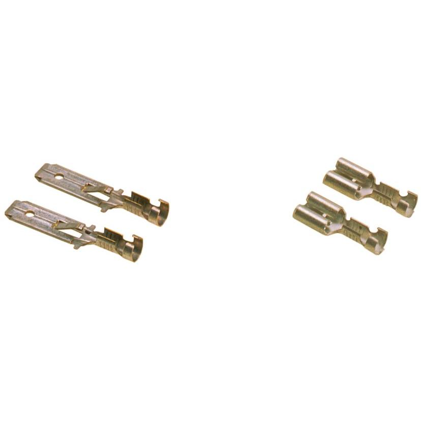 Thumbnail - Lapp Kabel Flachsteckhülse Steckbreite: 6.3 mm Steckdicke: 0.8 mm 180 ° Unisoliert 63501010 100 St., Elektronikkabel + S...