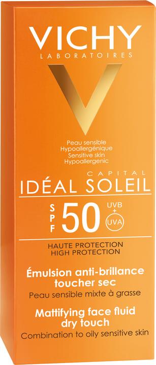 Vichy Capital Soleil Mattifying Sun Fluid (Sun cream face, SPF 50, 50 ml, 76 g)