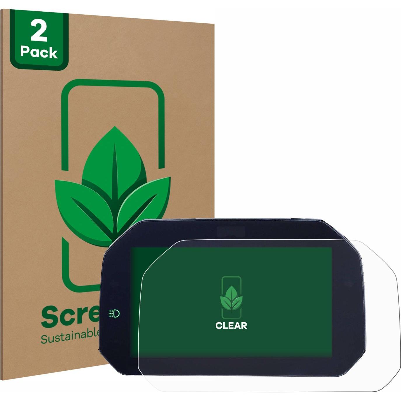 ScreenLeaf, Fahrzeug Navigation Zubehör, Schutzfolie nachhaltiger Displayschutz Displayschutzfolie Folie Klar Transparen...