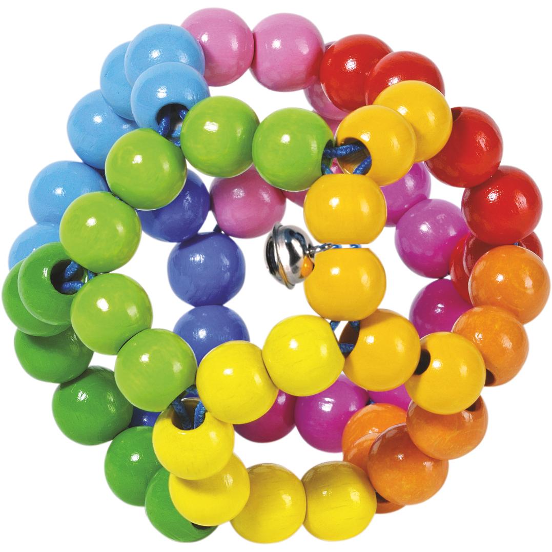 Goki Greifling Elastik Regenbogenball (65326)