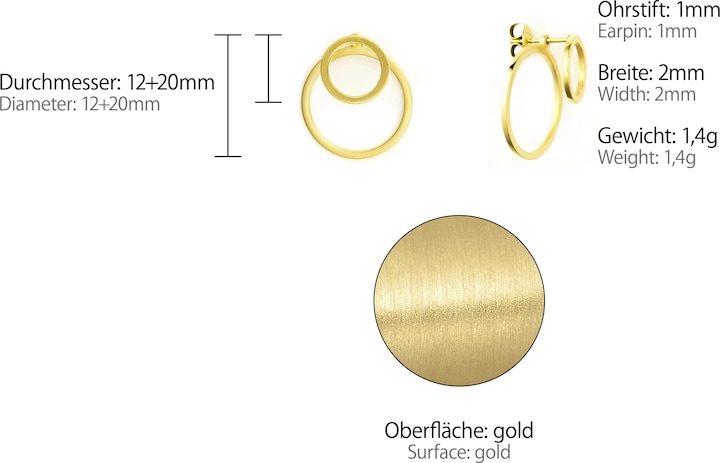 Produktbild Heideman Circle Ewiger Kreis silberfarbend glanzmatt (100% Edelstahl)