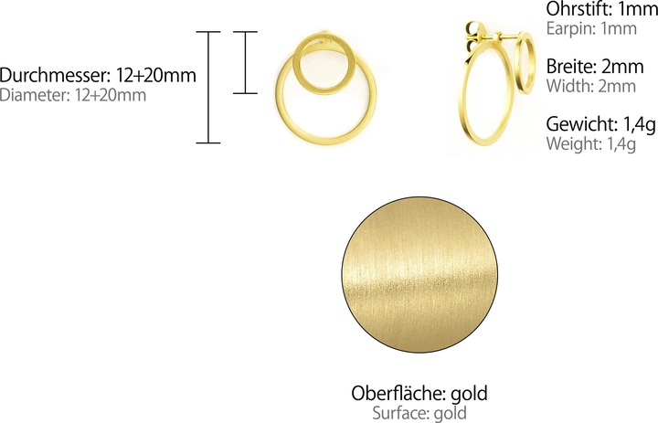 Image du produit Heideman Circle Cercle éternel argenté mat (100% acier inoxydable)