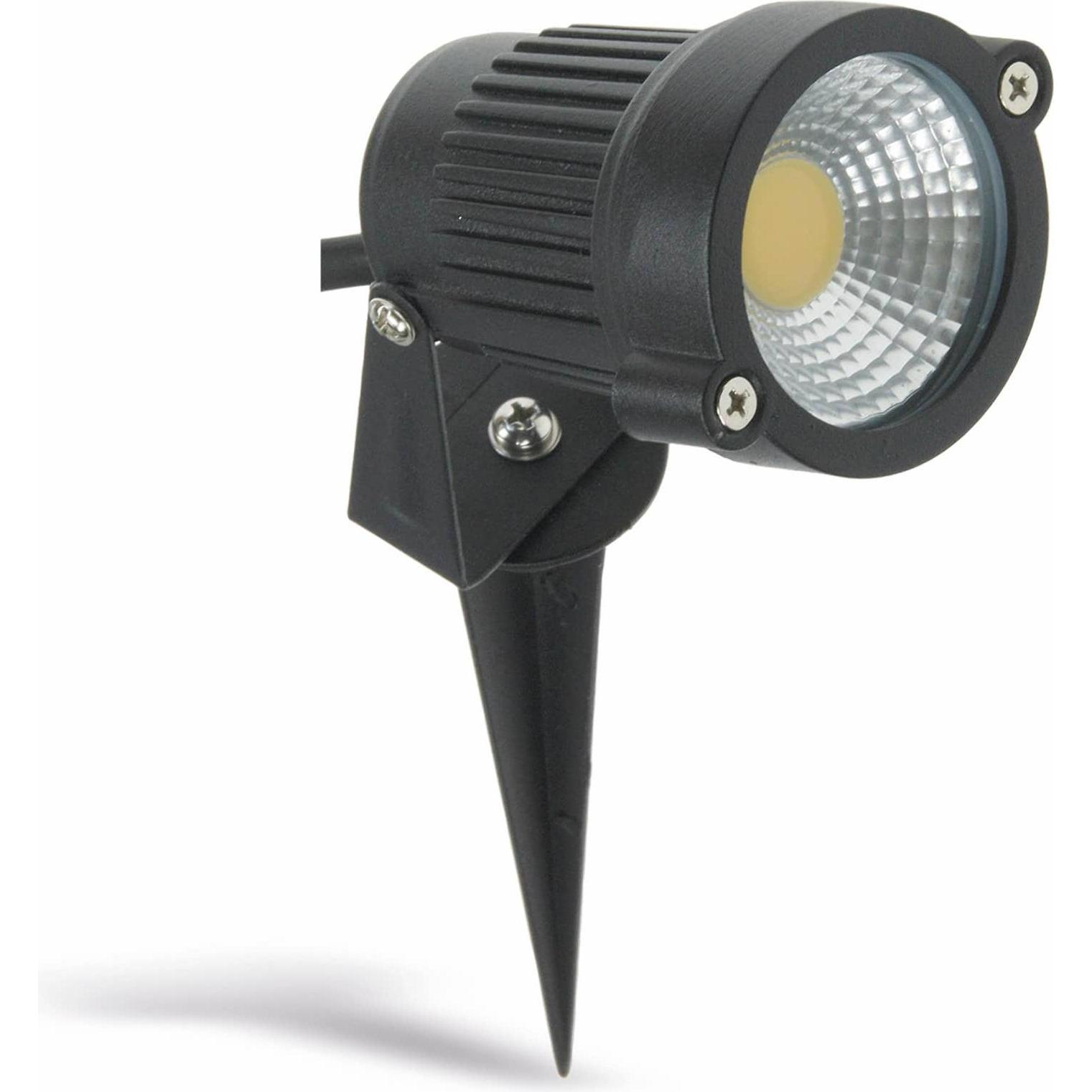 Chilitec, Gartenbeleuchtung, LED-Gartenleuchte CT-GS5 COB, EEK: F, 5 W, 430 lm, 2900 K, schwarz (430 lm, IP67)
