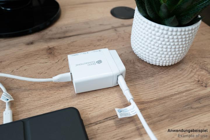 Actual product image Good Connections Mains cable adapter for chargers (PCA-WxxxW), white