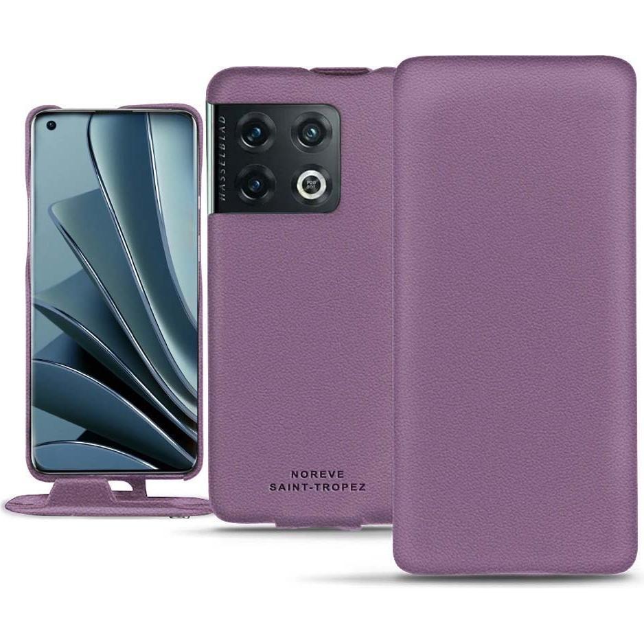 Noreve Lederschutzhülle vertikal (OnePlus 10 Pro), Smartphone Hülle, Violett