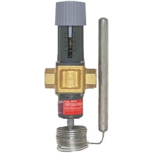 Danfoss Regolazione dell'acqua di raffreddamento., Termostato