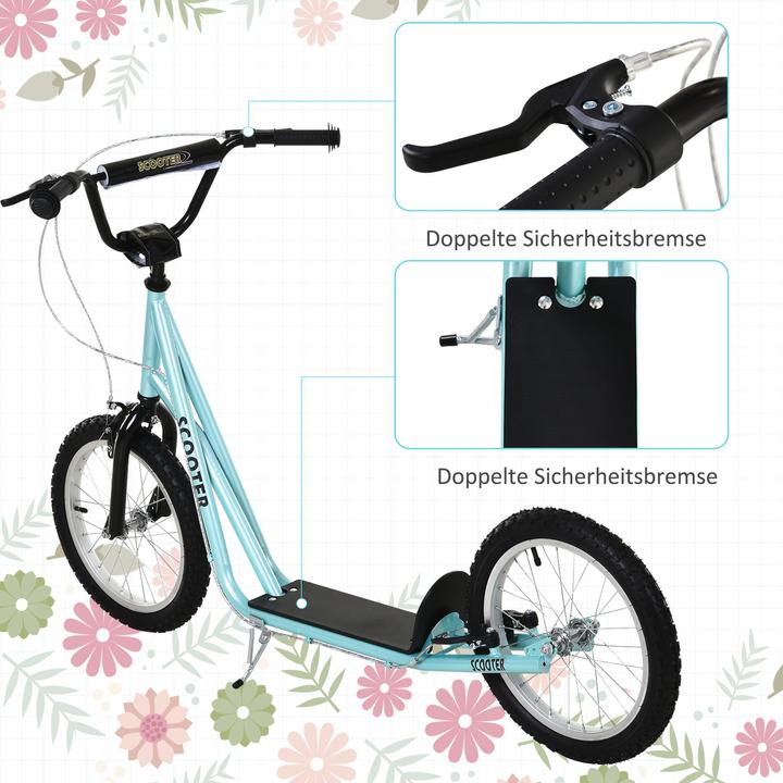 Produktbild Homcom Kinderscooter mit Handbremse