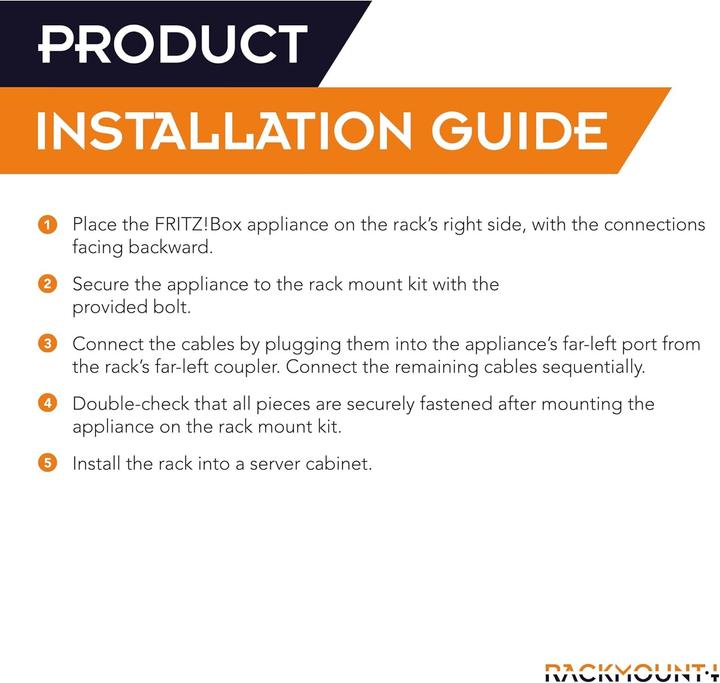 Produktbild Rackmount.IT Rack Mount Kit for AVM Fritz!Box 7530