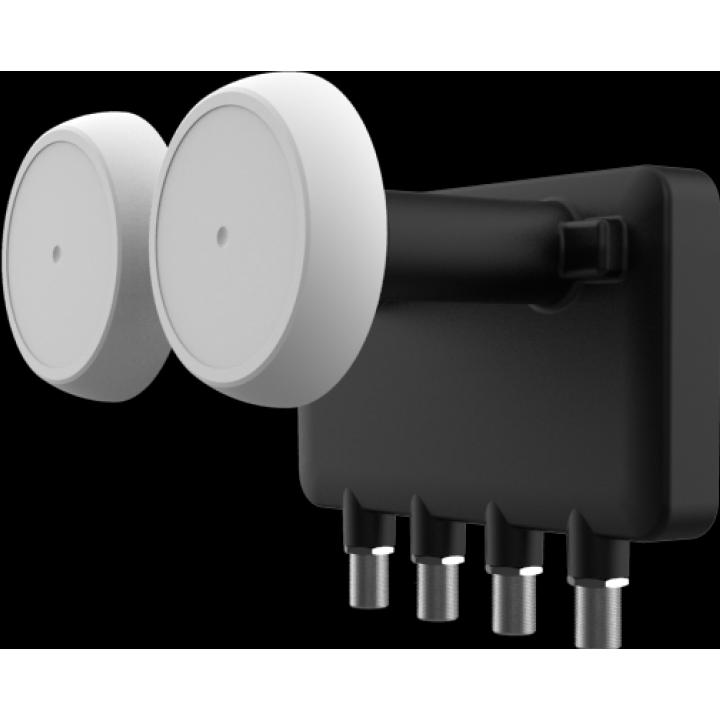 Thumbnail - inverto Quad Monoblock 6° (Quad LNB, 23mm, 40mm), LNB, Schwarz