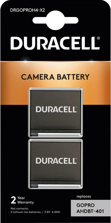Duracell 1x2 Li-Ion battery (Camera battery)