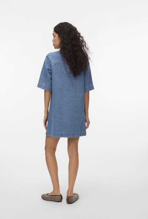 Image du produit Vero Moda VMFENJA Kurzes Kleid Jeanskleid (XL)