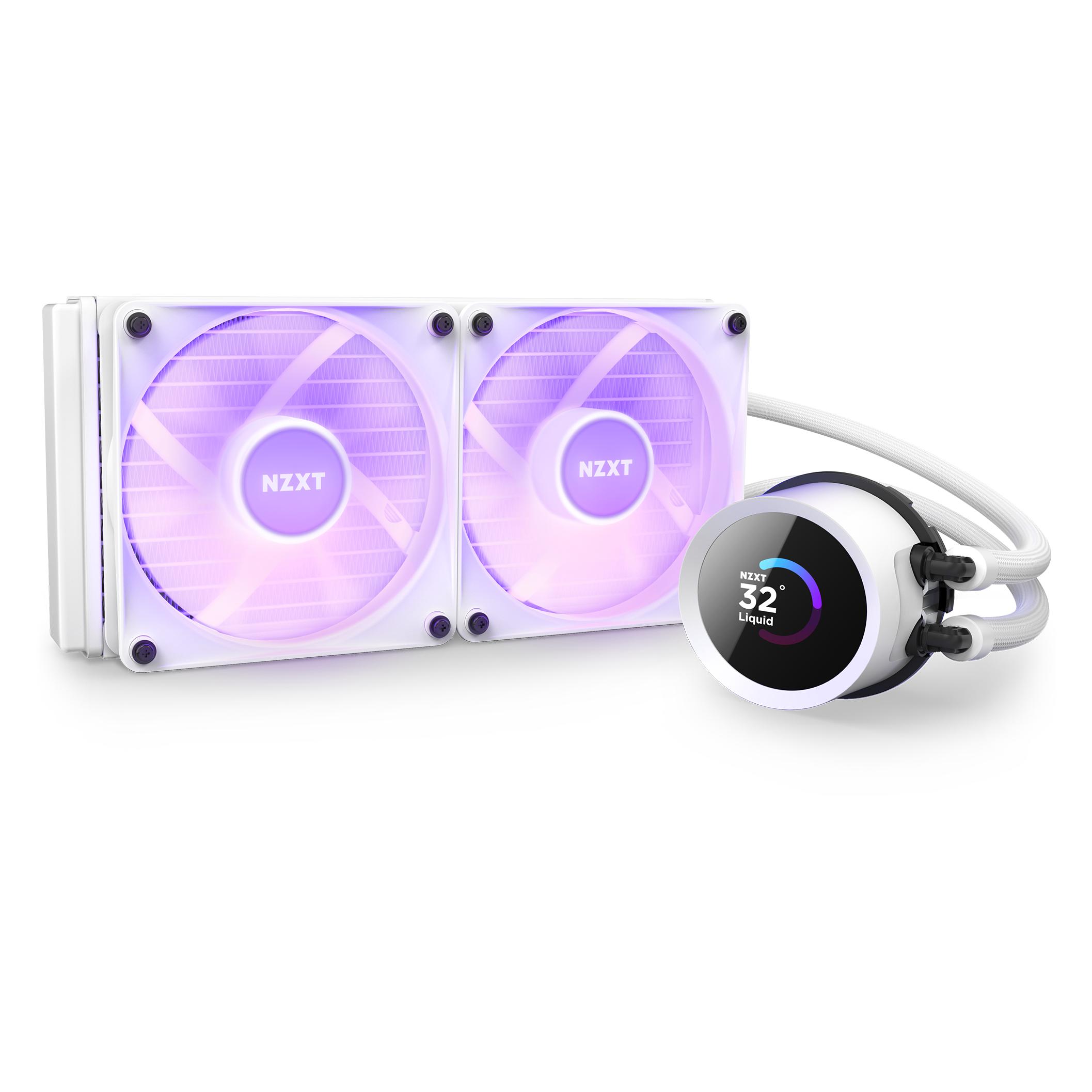 NZXT Kraken 240 RGB, CPU Wasserkühler, Weiss