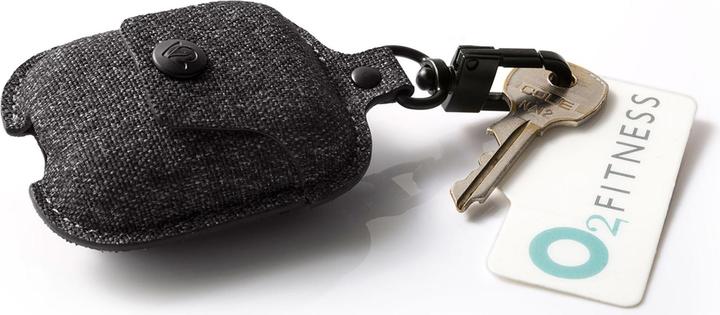 Produktbild TwelveSouth AirSnap Stofftasche für AirPods Smoke (Kopfhörer Tasche)