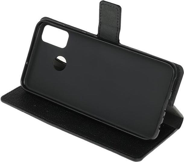 Actual product image MU Classic Litchi Leather Bookcover II Series (Motorola Moto G30, Motorola Moto G10)