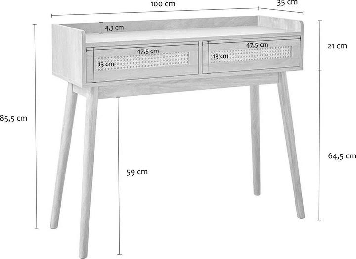 Image du produit CaliCosy Palmo (100 x 35 x 85.20 cm)