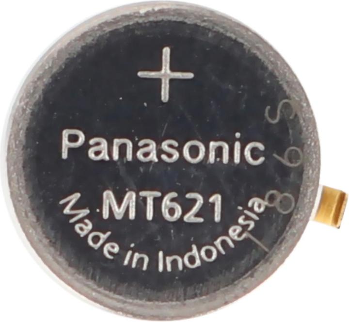 Image du produit Panasonic Pile Citizen calibre E000, MT621, 295-51, 295-5100, E168, E410G (1 pcs, Spécifique à l'appareil, 2.50 mAh)