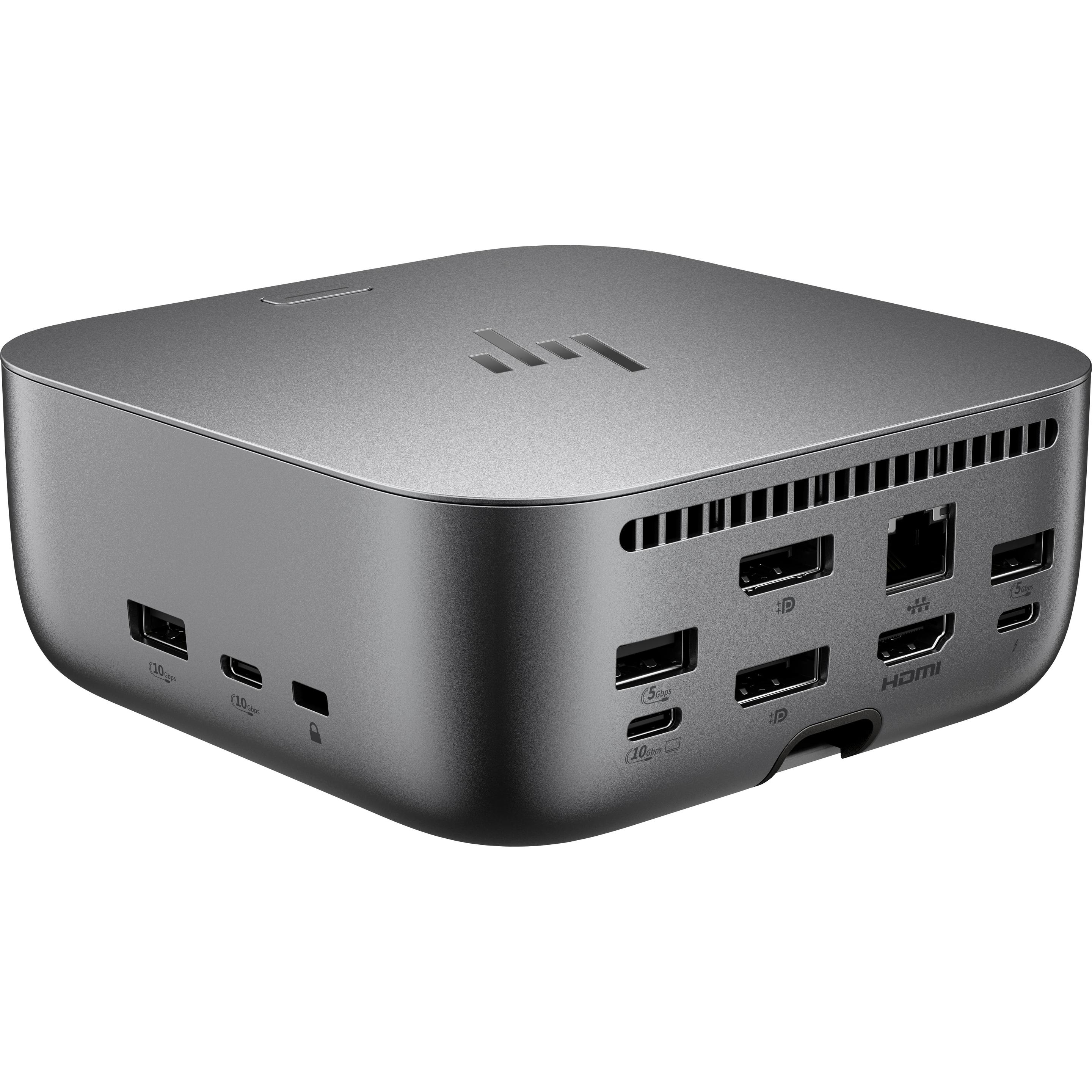 HP Thunderbolt 4 Ultra 180 W G6 Dockingstation (1 Port), Dockingstation + USB Hub, Grau