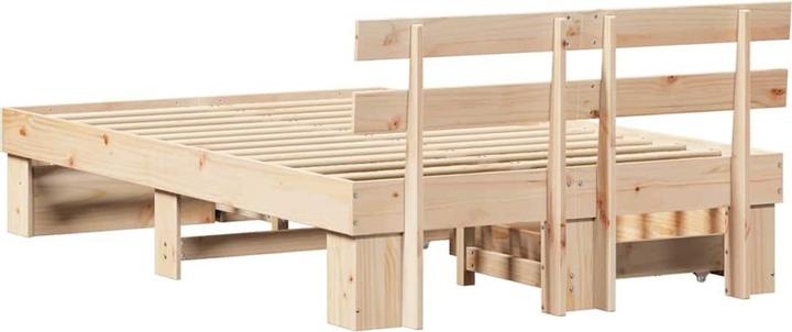 Actual product image vidaXL Holzbett (120 x 200 cm)