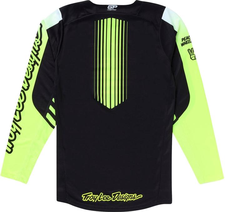 Actual product image Troy Lee Designs GP Pro Jersey, Segment, black/flo yellow, XL (XL)