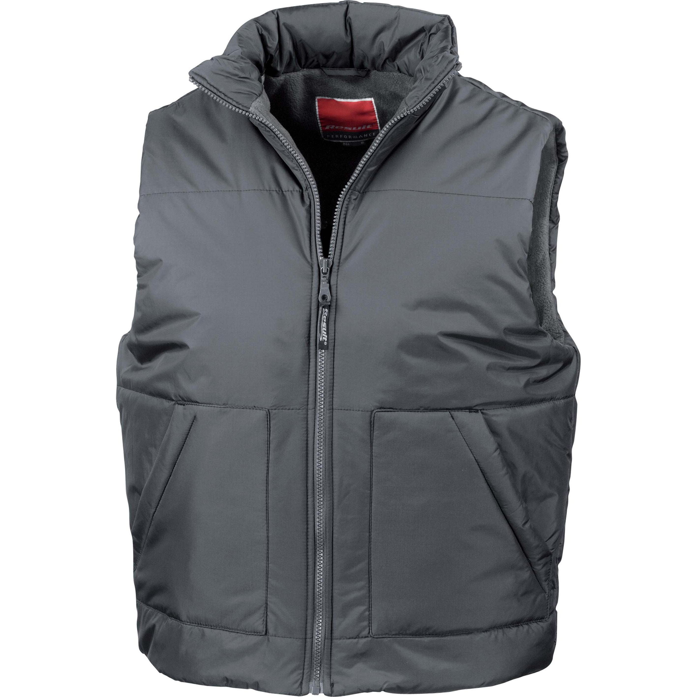 Thumbnail - Regatta, Herren, Weste, Kariban Steppwesten ohne Ärmel mit Fleece-Futter, Schwarz, (S)